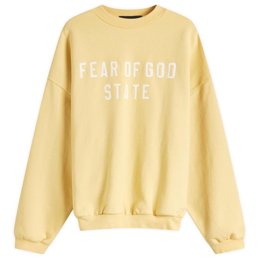 Huppari Fear of God Heavy Fleece Crew Sweat Keltainen | 192BT246233F