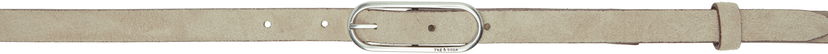 Vyöt rag & bone Rag & Bone Baby Rounded Suede Belt Beige | WJW25SB1081SU81