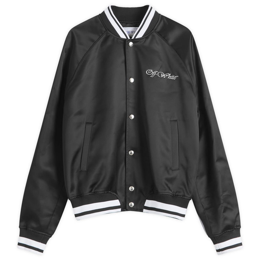 Bomber-takki Off-White Souvenir Jacket Musta | OMEH05AF24FAB0021001
