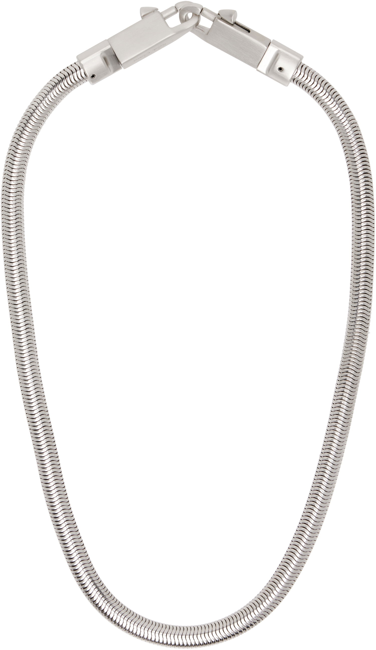 Kaulakoru Rick Owens Rick Owens Concordians Snake Chain Necklace Metallinen | RA02E0796 MET, 0