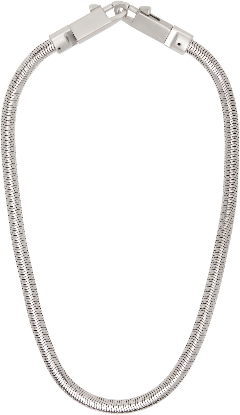 Kaulakoru Rick Owens Rick Owens Concordians Snake Chain Necklace Metallinen | RA02E0796 MET
