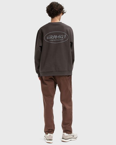 Huppari GRAMICCI Original Freedom Crewneck Sweatshirt Ruskea | G5FU-J093-DEEP-BROWN, 2