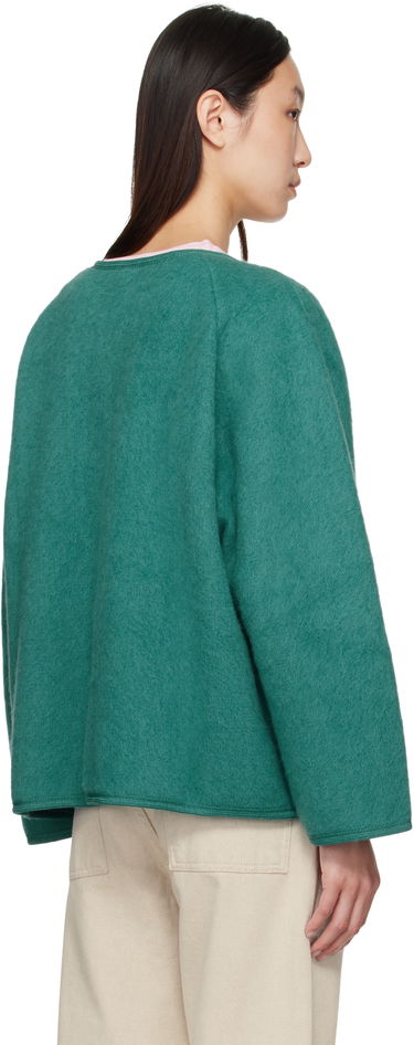 Takki Baserange Fortu V-Neck Button-Up Cardigan Jacket Vihreä | OUFJ-BW-AU25, 2