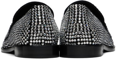 Asusteet Amina Muaddi Amina Muaddi Tilda Crystal Loafers Musta | TILDA CRYSTAL LOAFER SUEDE, 1