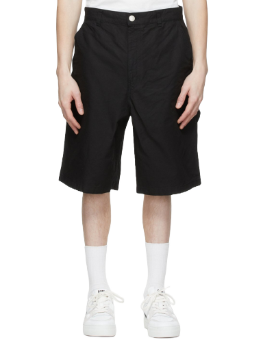 Shortsit AMI Cotton Shorts Musta | HSO401.220