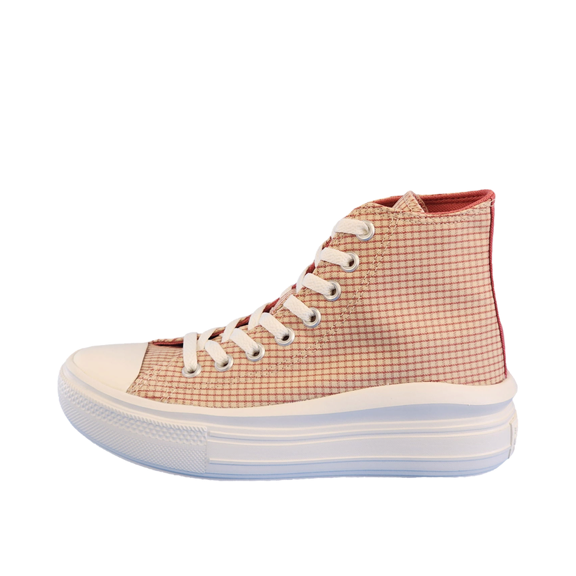 Tennarit ja kengät Converse Chuck Taylor All-Star Move Platform Hi "Checkered Rhubarb Pie" W Vaaleanpunainen | A05130C