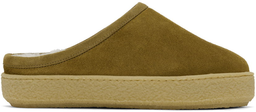 Vaatteet ISABEL MARANT Isabel Marant Fozee Suede Slippers Vihreä | 23AML0011FA-A3O08S