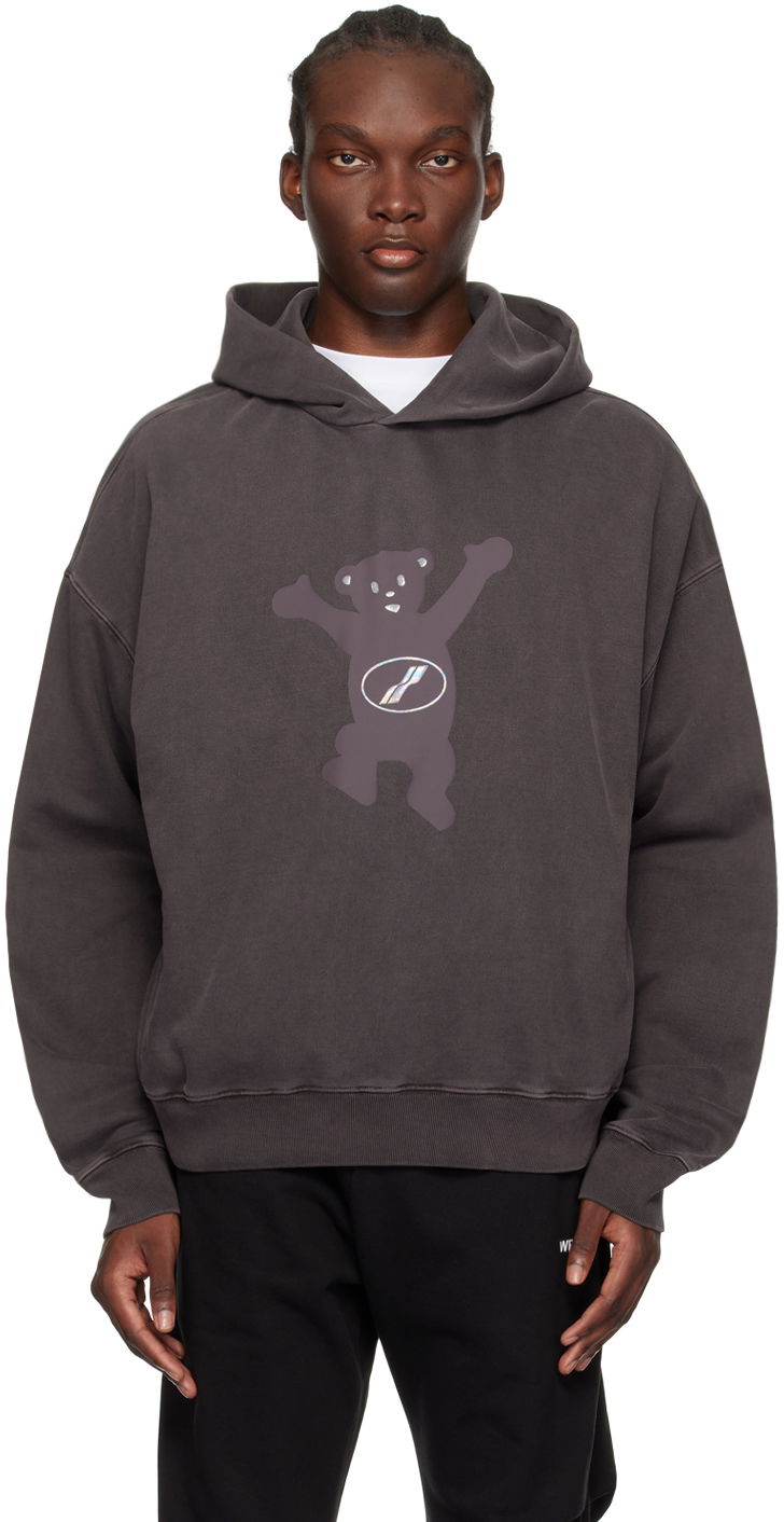 Huppari We11done We11done Teddy Hoodie Ruskea | WD-TH3-22-727-U-CH