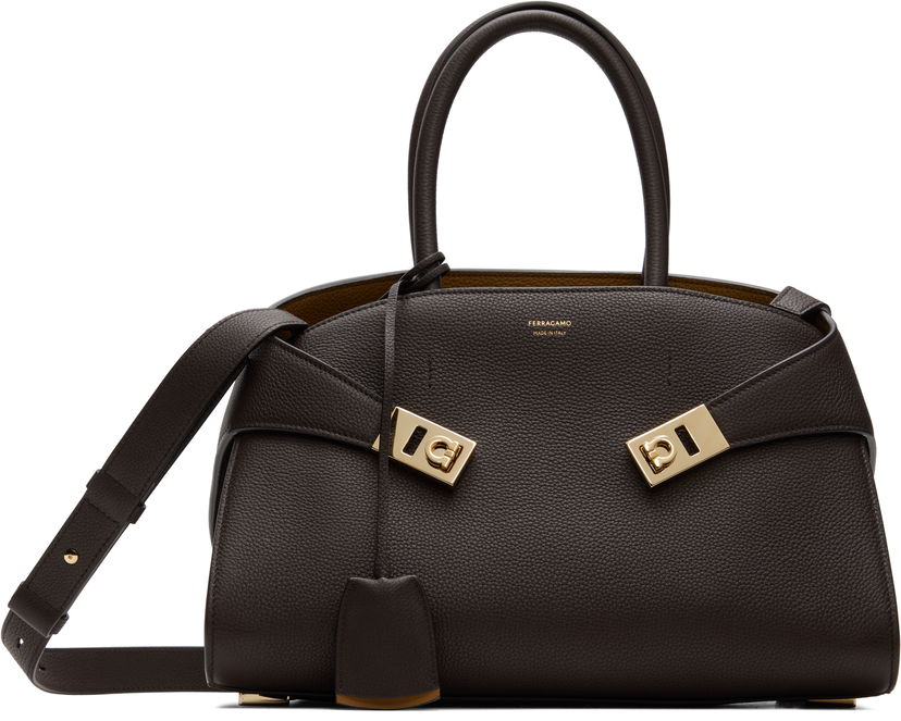 Kangaskassi FERRAGAMO Small Tote Bag Ruskea | 777524