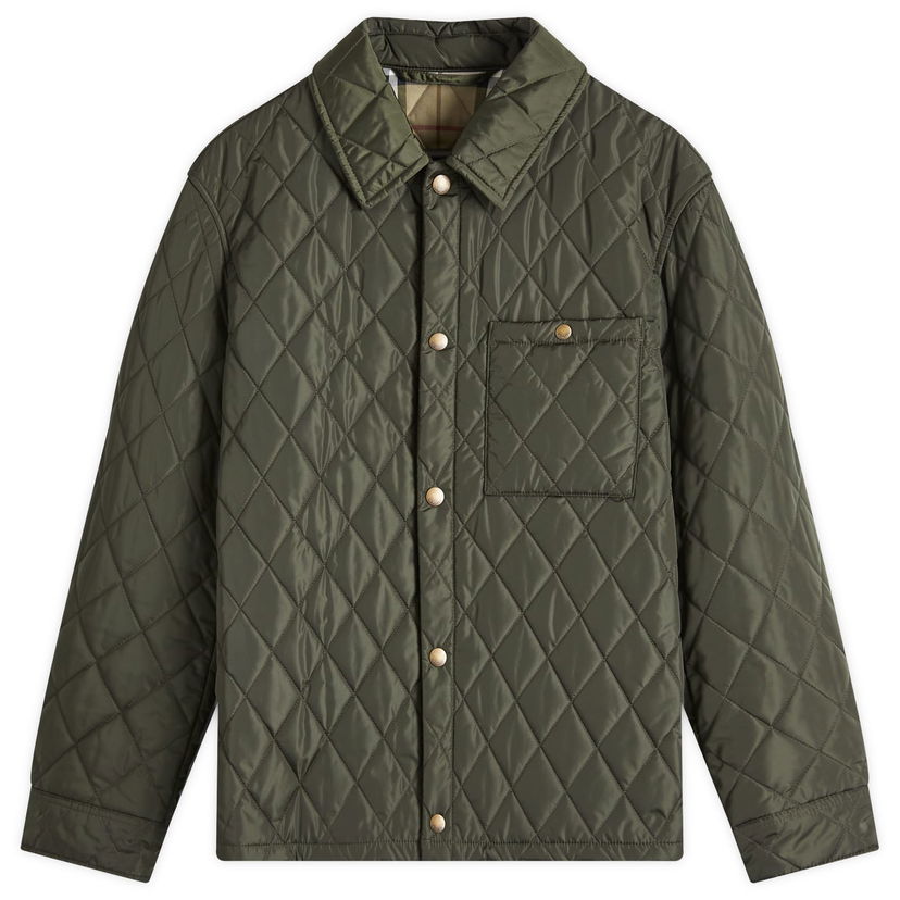 Puffer takki Burberry Quilted Shirt Jacket Harmaa | 8100843-C1748