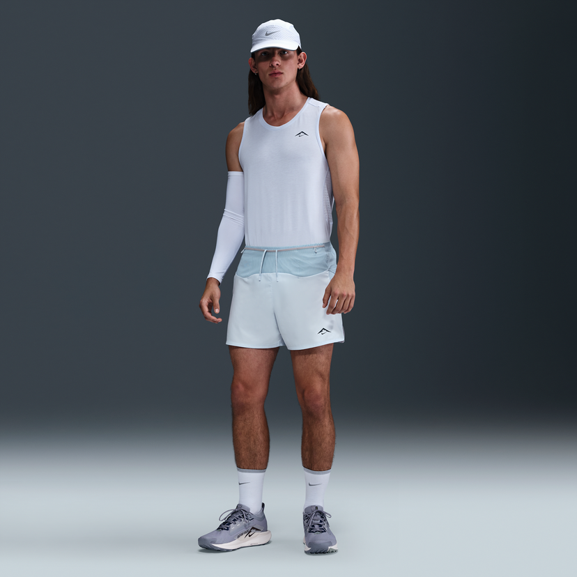 Shortsit Nike Trail Second Sunrise Dri-FIT ADV 5" Running Shorts with Liner Valkoinen | HJ3572-085