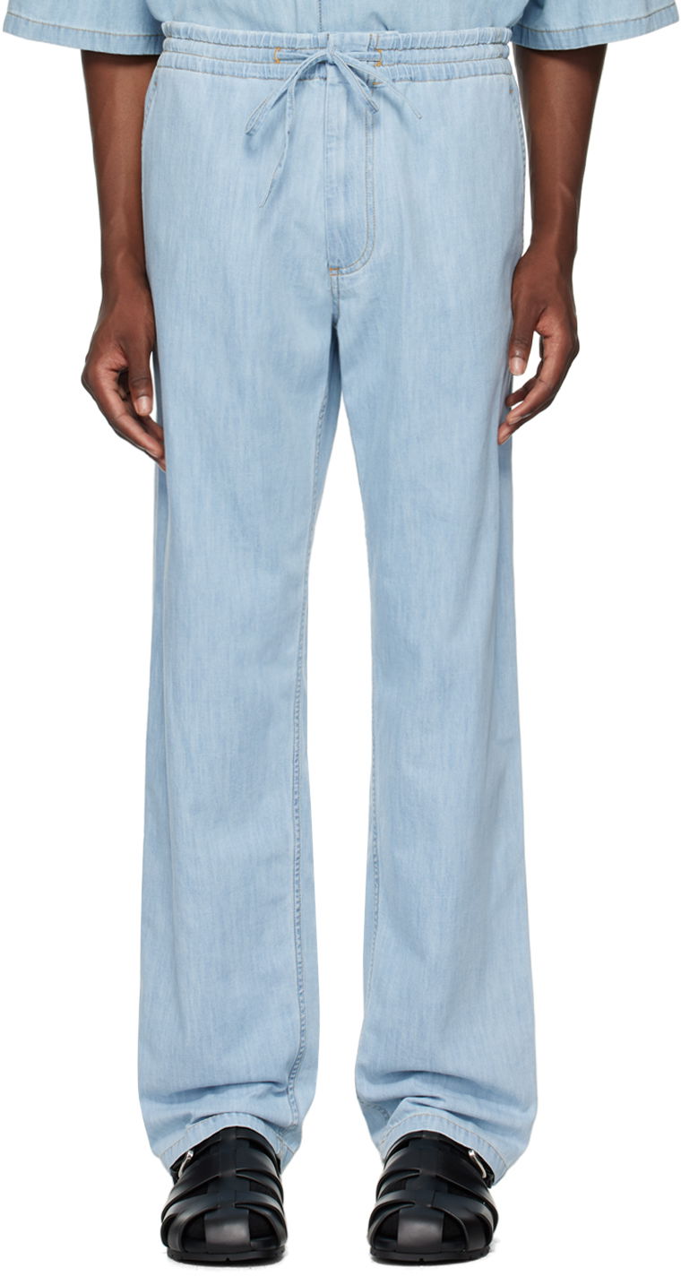Jeans Bottega Veneta Light Bleached Elasticized Jeans Sininen | 799731 V3N60 4946