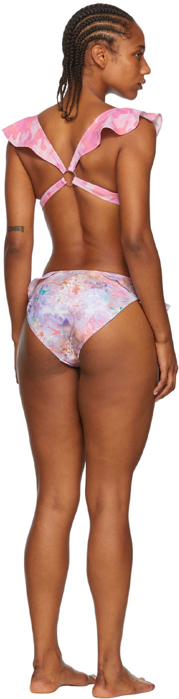 Uimapuvut Collina Strada Collina Strada Recycled Nylon Bikini Vaaleanpunainen | XX2124, 2