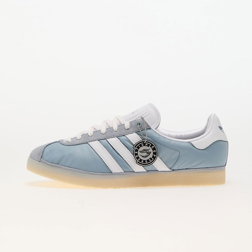 Tennarit ja kengät adidas Originals Footpatrol x Gazelle Light Grey/ Ftw White/ Easy Yellow Sininen | IG4524