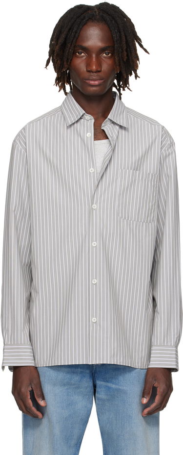 Paita A.P.C. A.P.C. Malo Striped Shirt Harmaa | COHJJ-H12532, 0