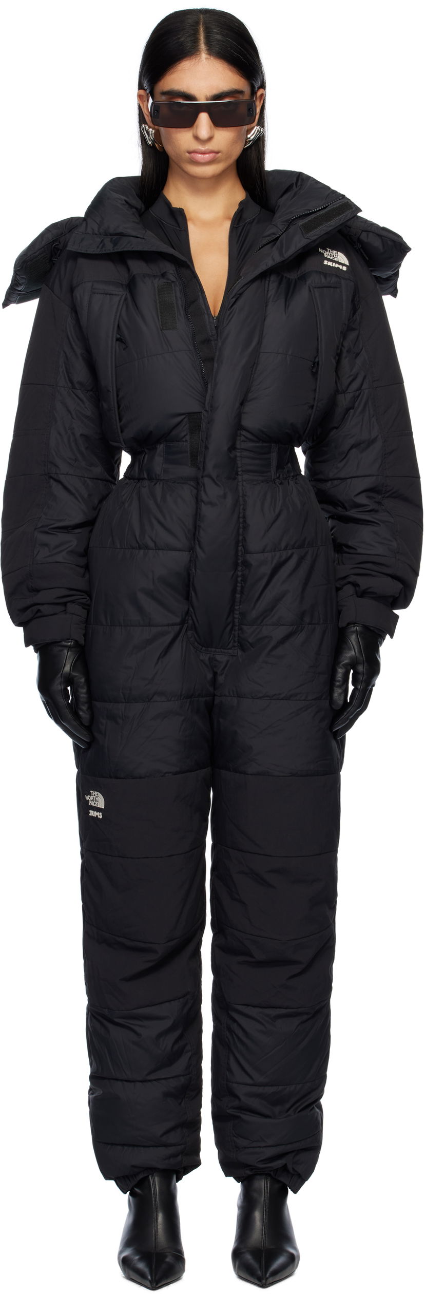 Haalari SKIMS The North Face x SKIMS Himalayan Down Ski Suit Musta | A82Z8