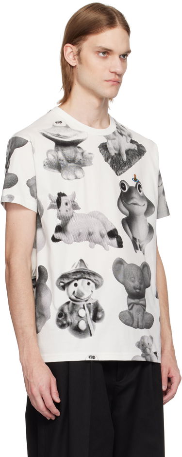 T-paita Vivienne Westwood Vivienne Westwood Classic Figurine Print T-Shirt Valkoinen | 3G010013-J006F-, 1