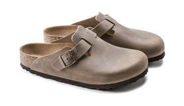 Tennarit ja kengät Birkenstock Boston Oiled Leather Narrow Fit Harmaa | 960813, 4