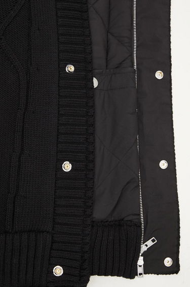 Villapaita KENZO Oversized Knitted Jacket Musta | FE65OU1419NC.99, 4