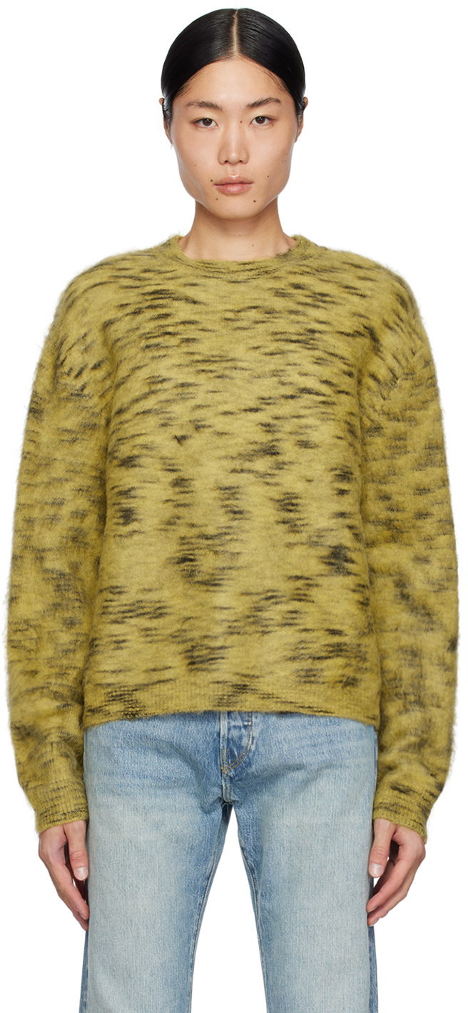 Villapaita RE/DONE Abstract Print Knit Sweater Vihreä | 982-10MSWEATR