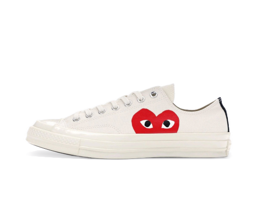 Tennarit ja kengät Converse Comme des Garcons x Chuck 70s Low "PLAY" Valkoinen | 150207C