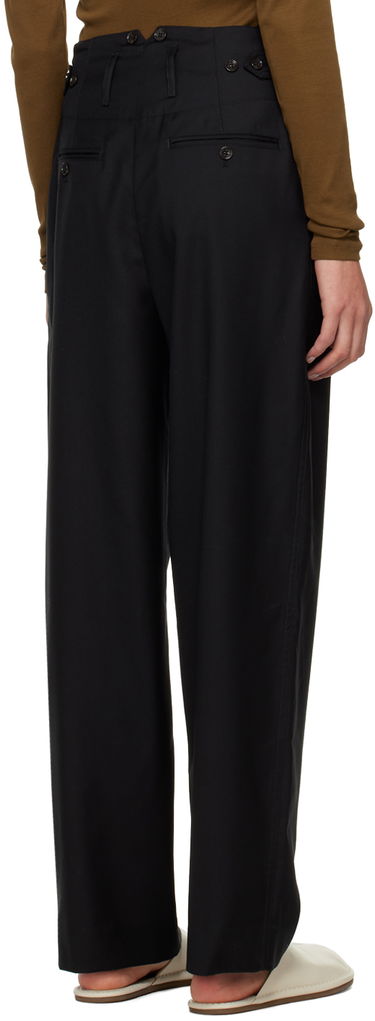 Housut TOTEME TOTEME Fluid Trousers Musta | 224-2005-244, 2