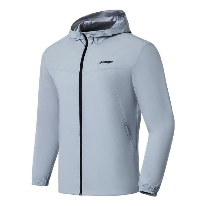 Tuulitakki Li-Ning Running Windbreaker Harmaa | AFDS365-3