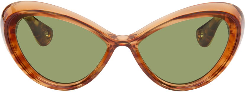 Aurinkolasit Jean Paul Gaultier Jean Paul Gaultier 'The Parisian Cat' Sunglasses Ruskea | 25/03-U-EY001-X059-18