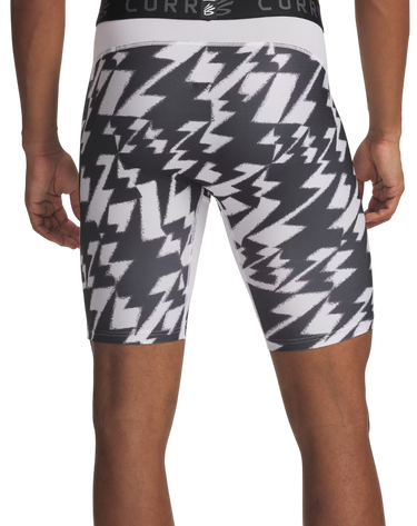 Shortsit Under Armour Curry Lightning Bolt Printed Compression Shorts Harmaa | 1379829-103, 2