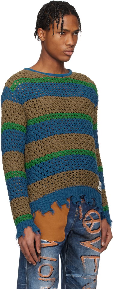 Villapaita Andersson Bell Andersson Bell Damaged Stripe Knit Sweater Monivärinen | atb1239u, 4