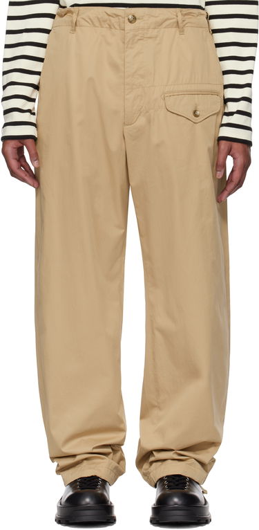 Cargo housut Engineered Garments Engineered Garments Gurkha Trousers Beige | 25S1F039, 0