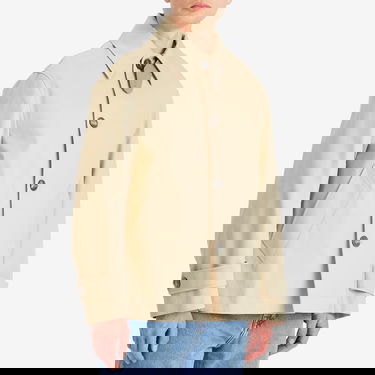 Trenssitakki AMI Button Cotton Jacket Beige | HJK072-CO0081-7251, 2