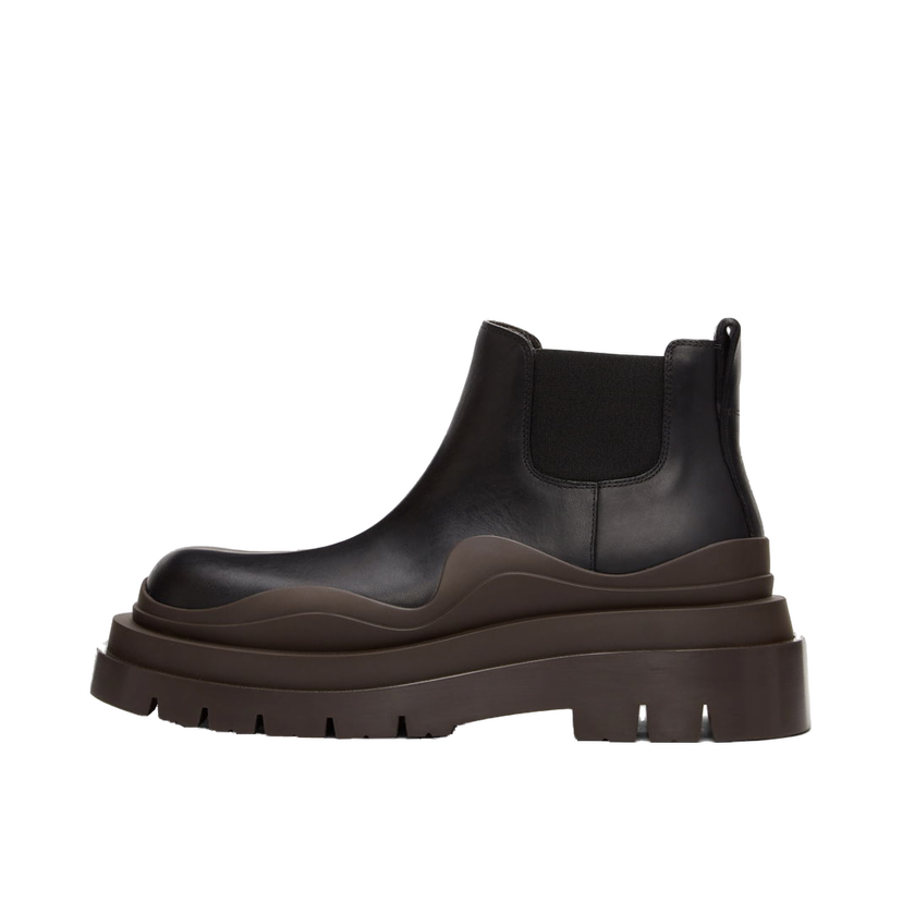 Tennarit ja kengät Bottega Veneta Low The Tire Chelsea Boots "Black Brown" Musta | 630300 VBS50