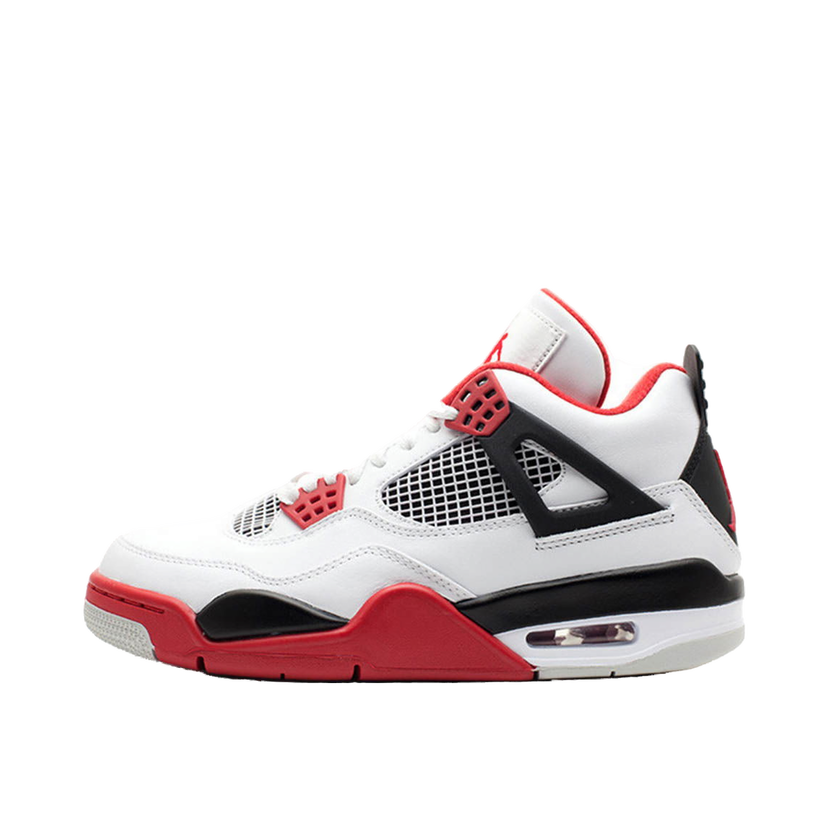 Tennarit ja kengät Jordan Air Jordan IV Retro Fire Red Valkoinen | 308497-110