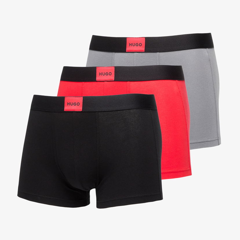 Nyrkkeilijät BOSS HUGO Men's Stretch Trunks 3-Pack Monivärinen | 50532797-981