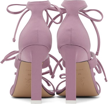 Asusteet The Attico Attico Aria Lace-Up Heeled Sandals Violetti | 227WS518 V015, 1