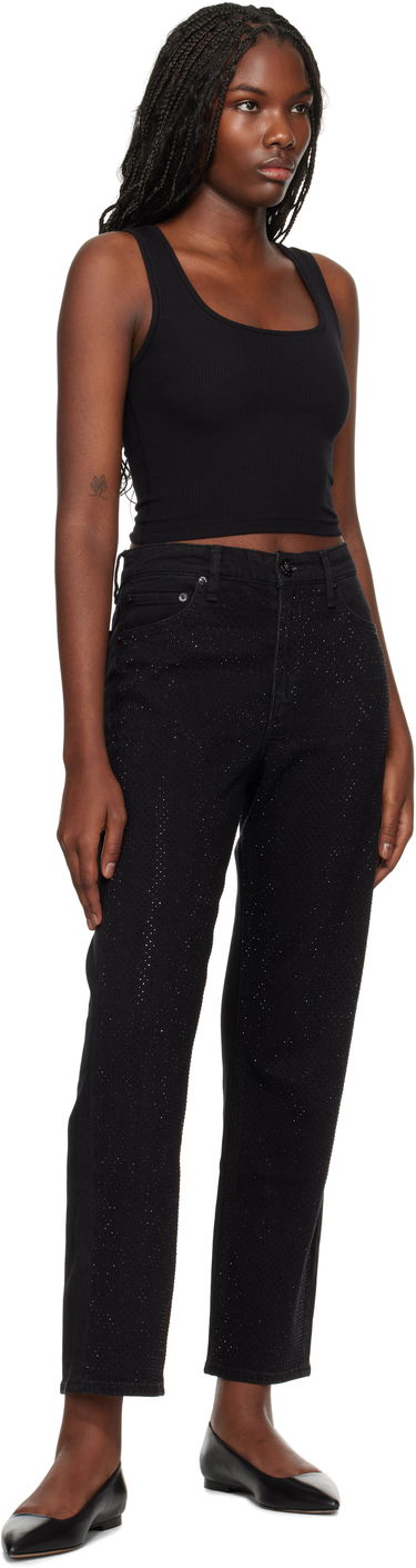 Jeans rag & bone rag & bone Harlow Straight Jeans Musta | WDD24F2956FMSI, 3