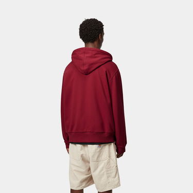 Huppari Carhartt WIP Carhartt WIP Active Sweat Jacket Punainen | I035602_4, 3