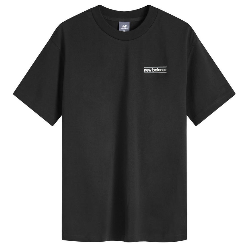 T-paita New Balance Oversized T-Shirt Musta | WT43550-BK