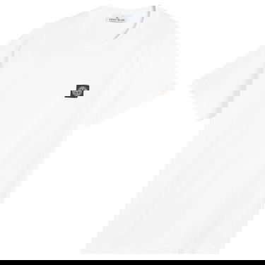 T-paita Stone Island Patch Logo T-Shirt, Size Large Valkoinen | K2S152100027-V0001, 0