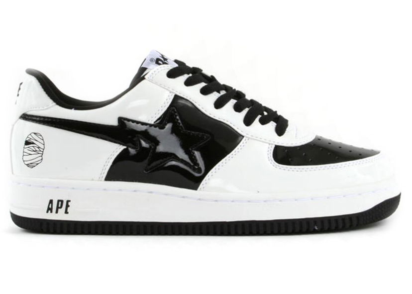 Tennarit ja kengät BAPE A Bathing Ape Bape Sta Low Halloween Mummy Valkoinen | FS-001 713