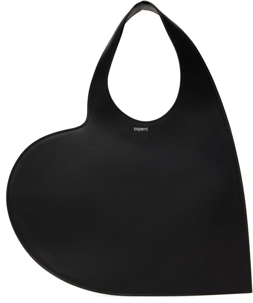 Kangaskassi Coperni Coperni Heart Tote Bag Musta | COPBA14405