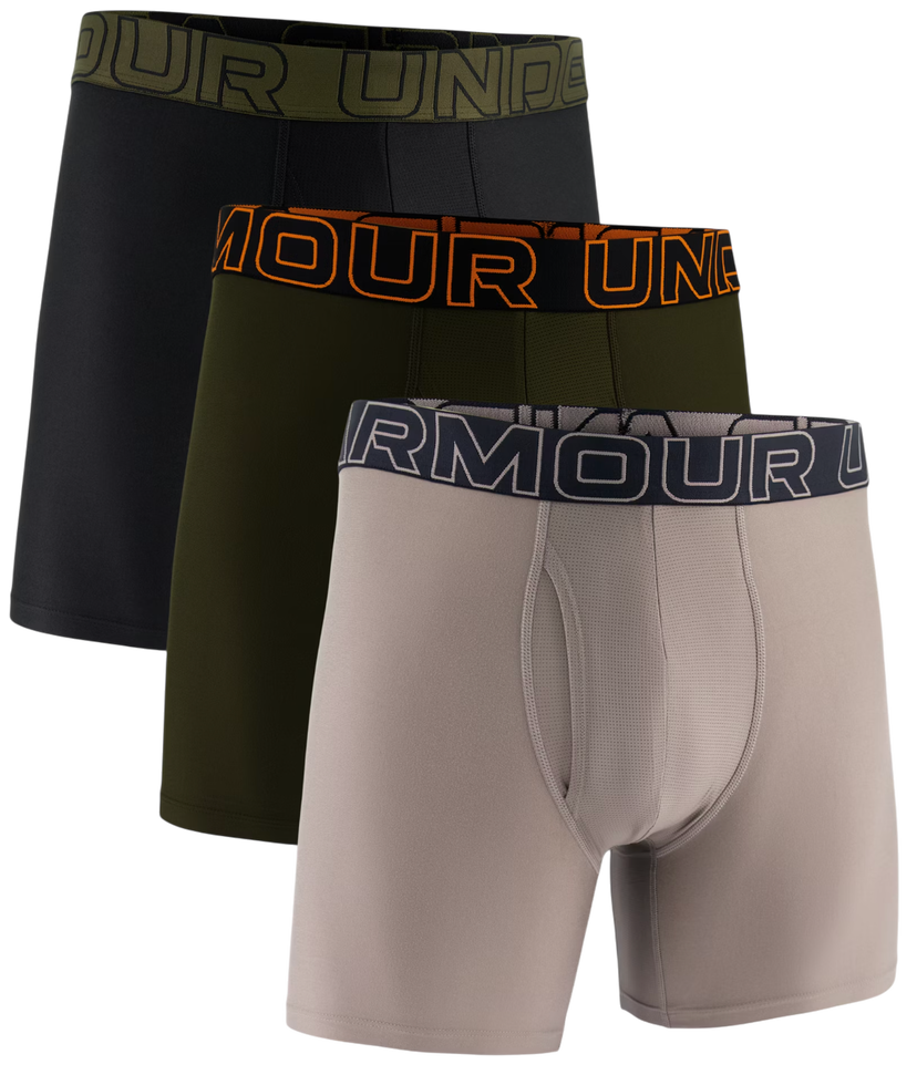 Nyrkkeilijät Under Armour Under Armour SOLID 6in 3 Pack Boxer Shorts Monivärinen | 1383878-200