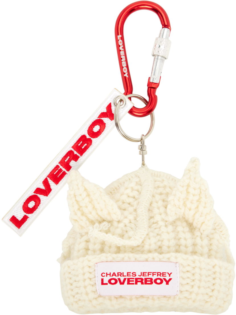 Avaimenperät Charles Jeffrey Loverboy Jeffrey Loverboy Chunky Ears Beanie Keychain Punainen | 044141002