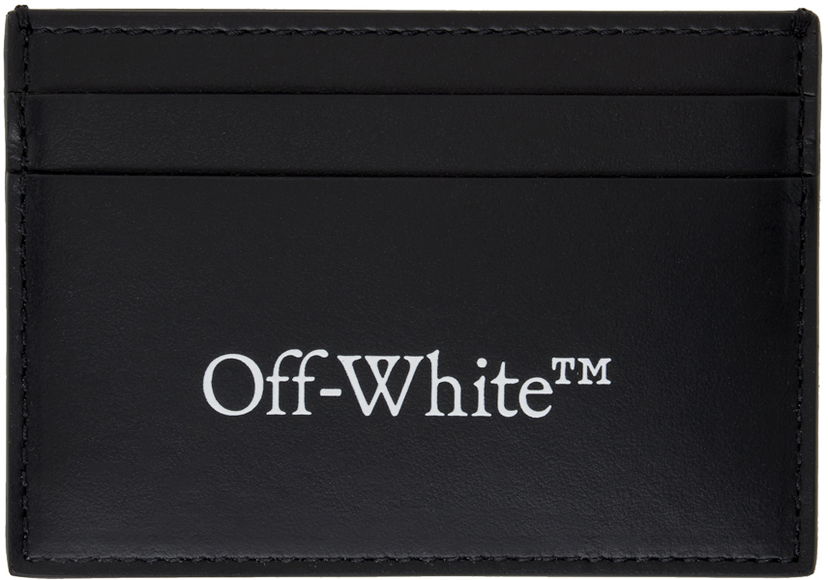 Lompakko Off-White Card Holder Musta | OMND089C99LEA0011001