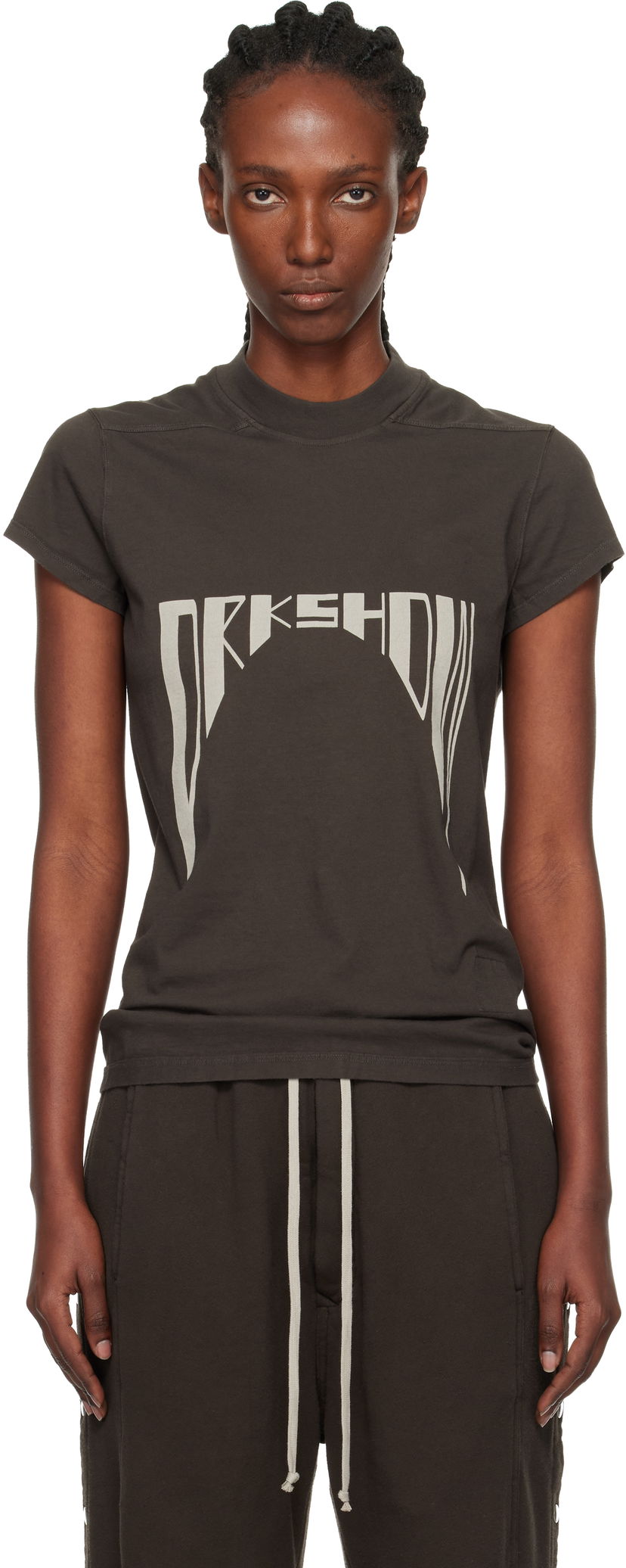 T-paita Rick Owens DRKSHDW Concordians Level T-shirt Harmaa | DS02E7208 RNEP4