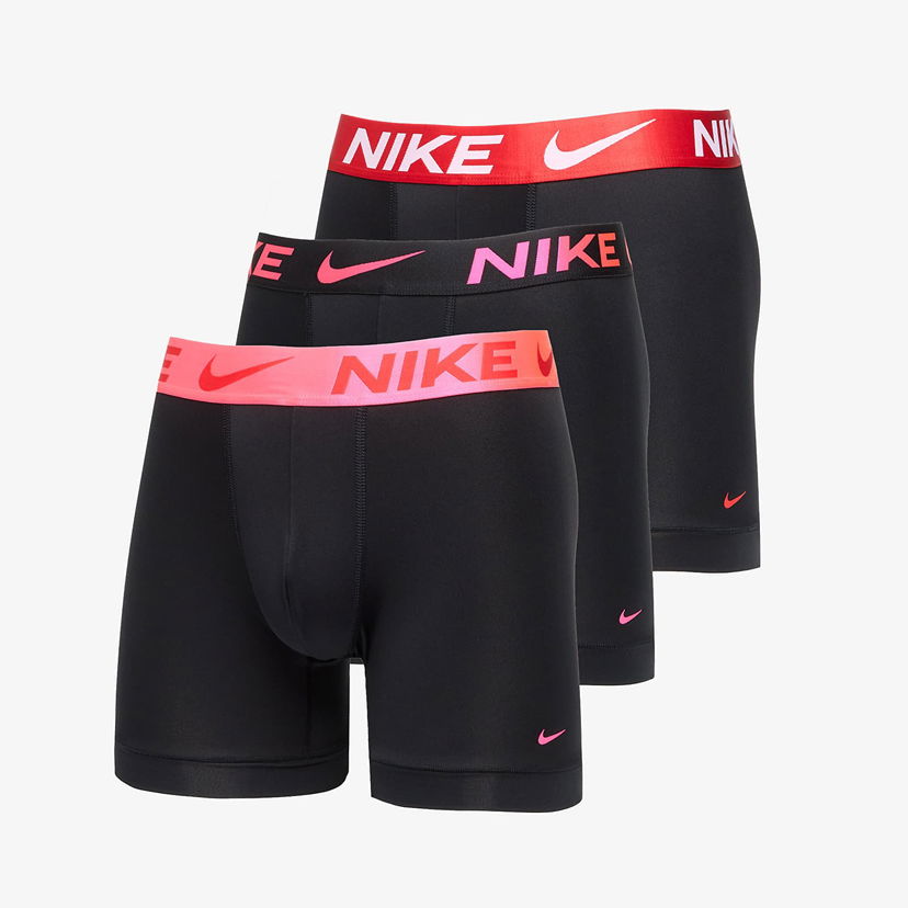 Nyrkkeilijät Nike DRI-FIT Essential Micro Boxer Brief 3-Pack Musta | 0000KE1157-5YG