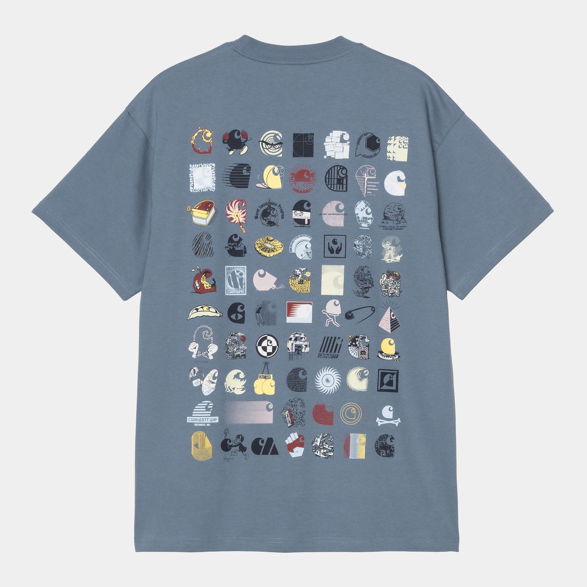 T-paita Carhartt WIP C Logo Archive Short Sleeve T-Shirt Sininen | I035439_9, 1
