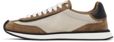 Tennarit ja kengät Dolce & Gabbana Mixed-Material 'DG' Cushion Ruskea | CS2288 A3D24, 2