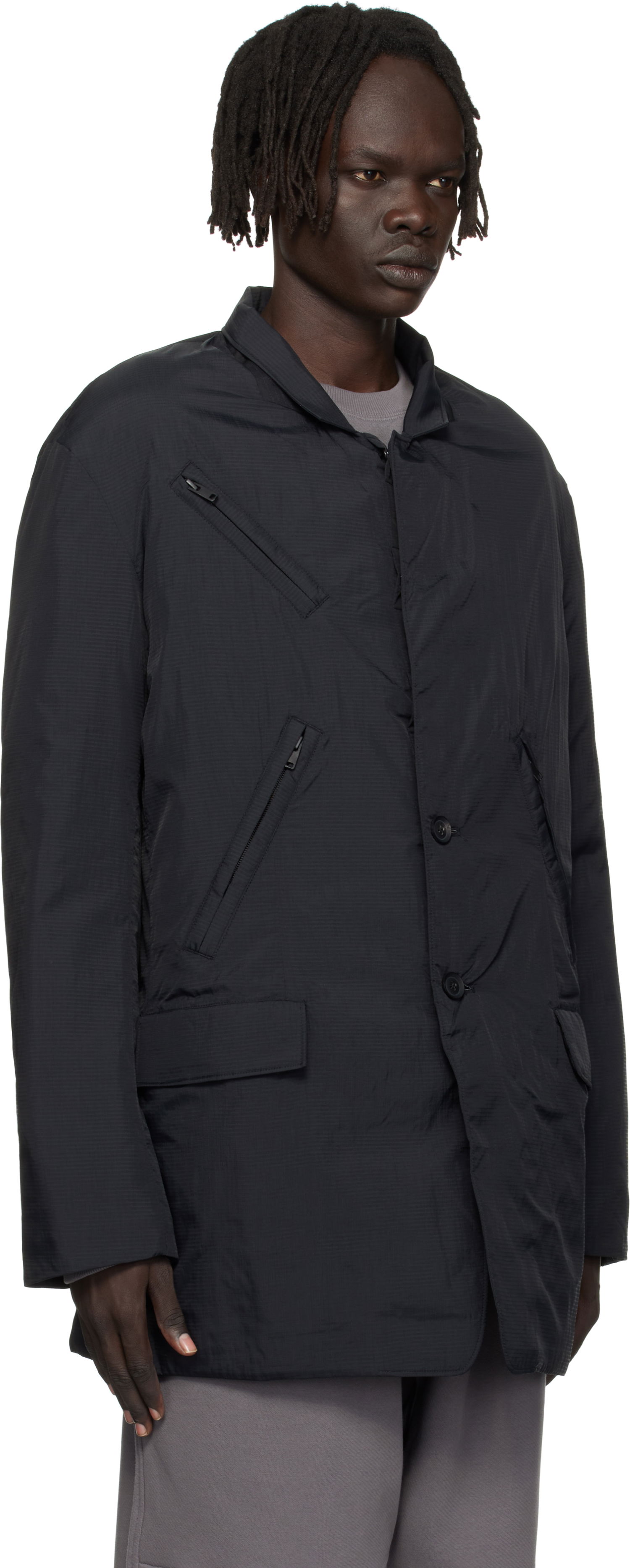Puffer takki Y-3 Y-3 Padded Jacket Musta | KB0044, 1